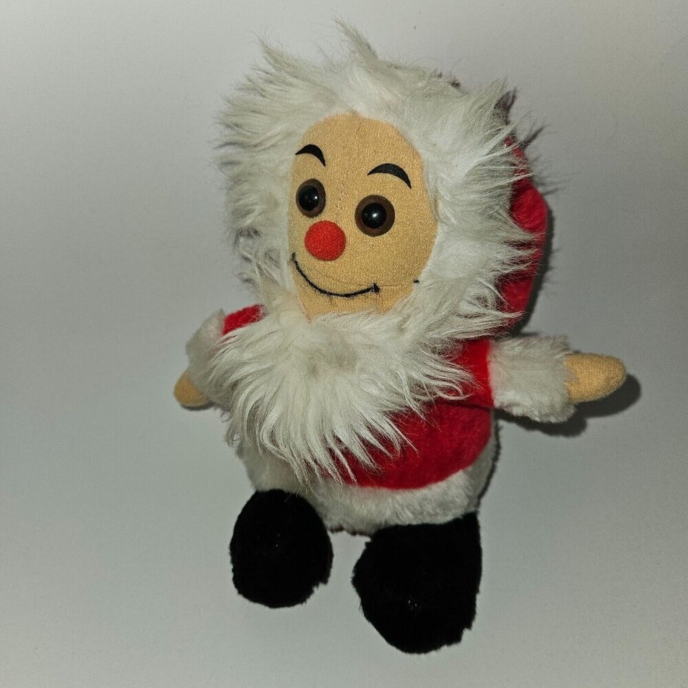 VTG Santa Claus Plush George Good 7" Bean Bag Stuffed Animal Toy Christmas Decor
